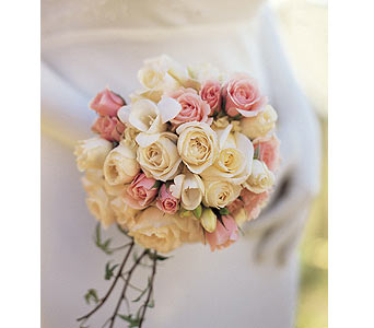 Lush and Lovely Roses Nosegay in Ellicott City MD, Wessel's Florist & Weddings
