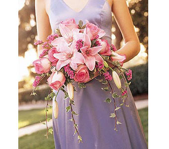 Pink on Pink Bouquet in Ellicott City MD, Wessel's Florist & Weddings