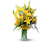 Burst of Yellow in Ellicott City MD, Wessel's Florist & Weddings