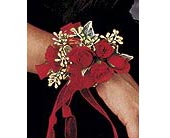 Red-Hot Roses Wristlet in Ellicott City MD, Wessel's Florist & Weddings