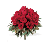 Velvet Red Roses Nosegay in Ellicott City MD, Wessel's Florist & Weddings