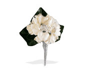 White Stock Boutonniere in Ellicott City MD, Wessel's Florist & Weddings