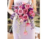 Cascading Lavender Roses Bouquet in Ellicott City MD, Wessel's Florist & Weddings