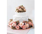 Sweet Visions Wedding Cake Decoration in Ellicott City MD, Wessel's Florist & Weddings