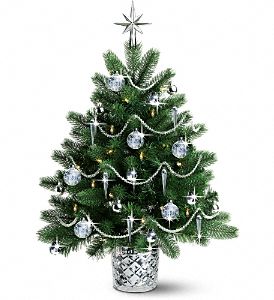 Wessel's Florist & Weddings, Ellicott City, Maryland - Teleflora's Galway Crystal Christmas Tree, picture
